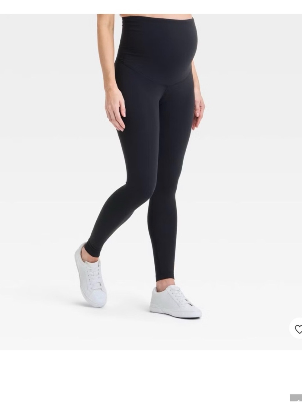 Black Maternity Leggings - High Waist Support
